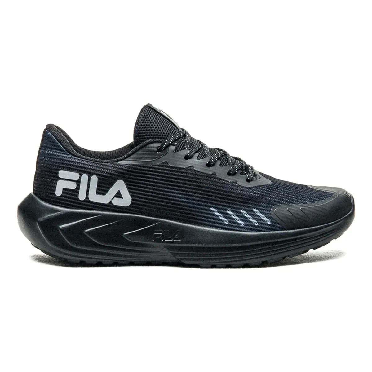 Tênis Fila Sprint Masculino Esportivo Caminhada Confortável Preto/grafite Liso 42 Br