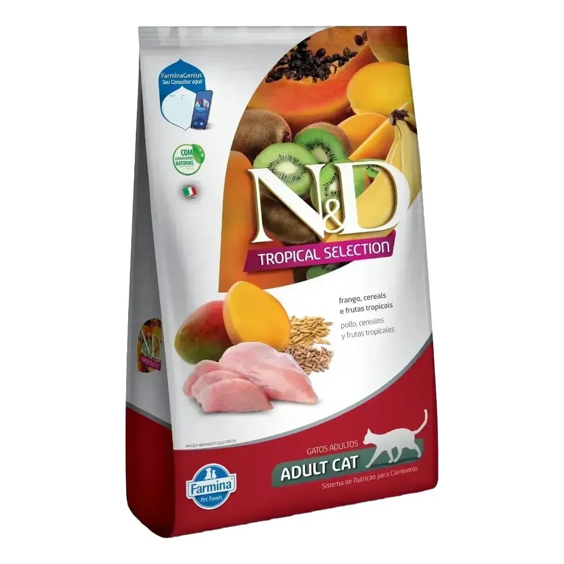 Ração Farmina N&d Tropical Gatos Adultos Frango 7kg