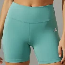 Shorts Feminino Essentials adidas Turquesa Liso P