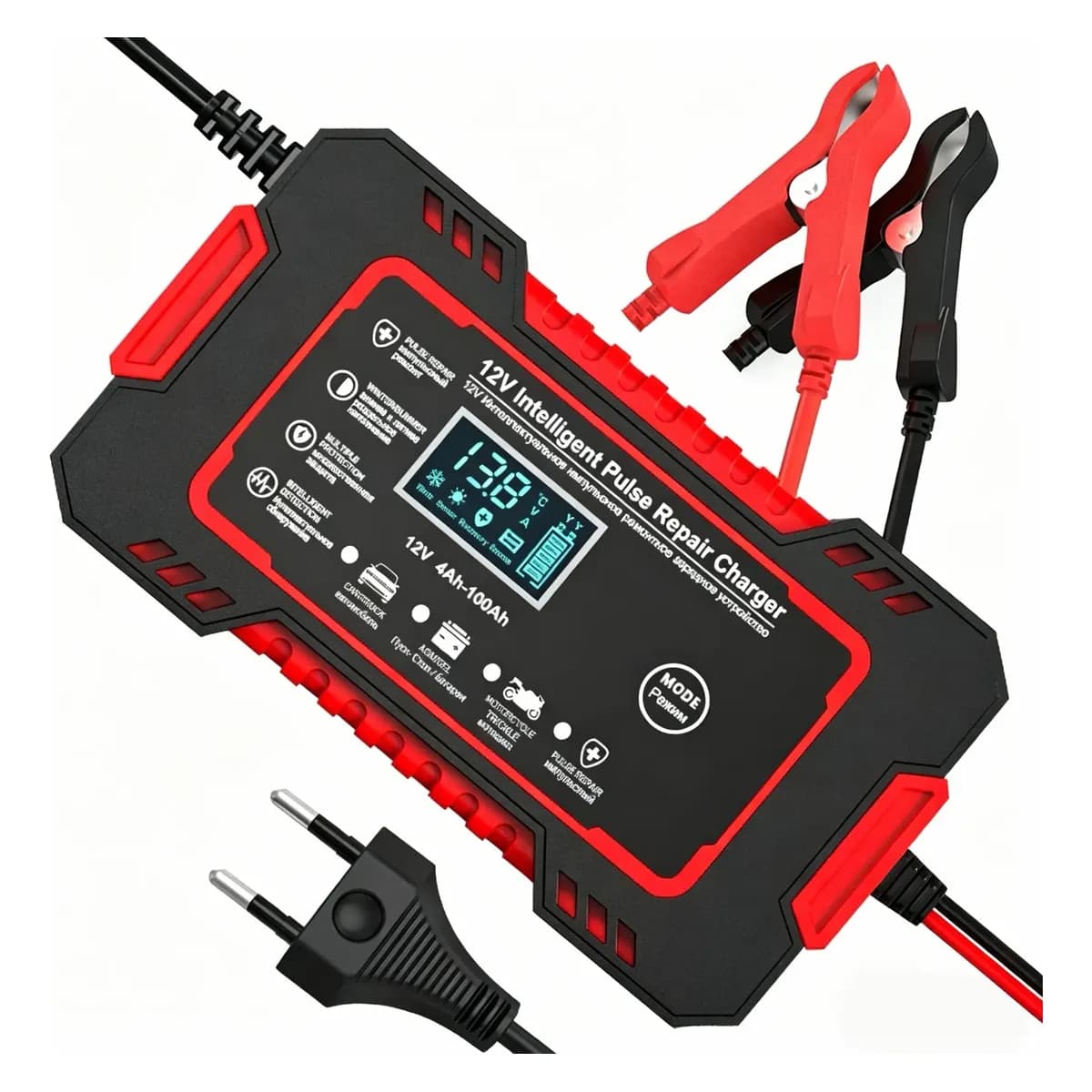 Carregador Bateria 12v Até 100 Amperes Carro Moto Caminhão