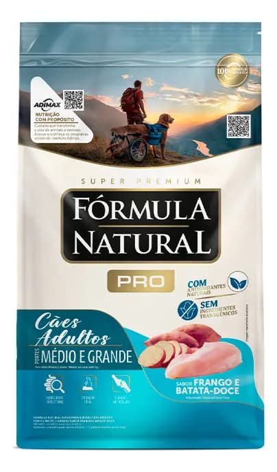 Fórmula Natural Pro Cão Adulto Médio e Grande Seca 15kg