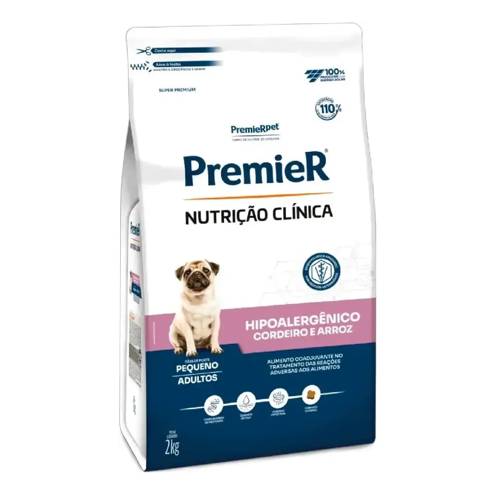 Premier Hipoalergênico Cães Sabor Cordeiro 2 Kg