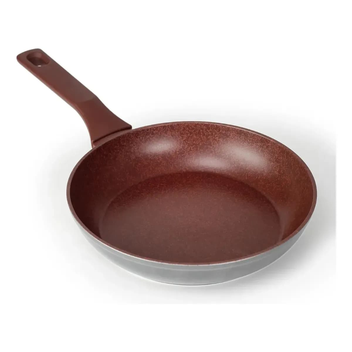 Frigideira 24cm Indução Antiaderente Kosmos Vermelha - Oikos
