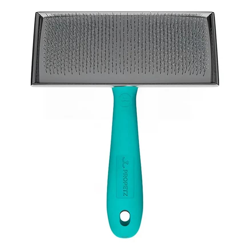 Rasqueadeira Reta C/bolinha Média Propetz Azul