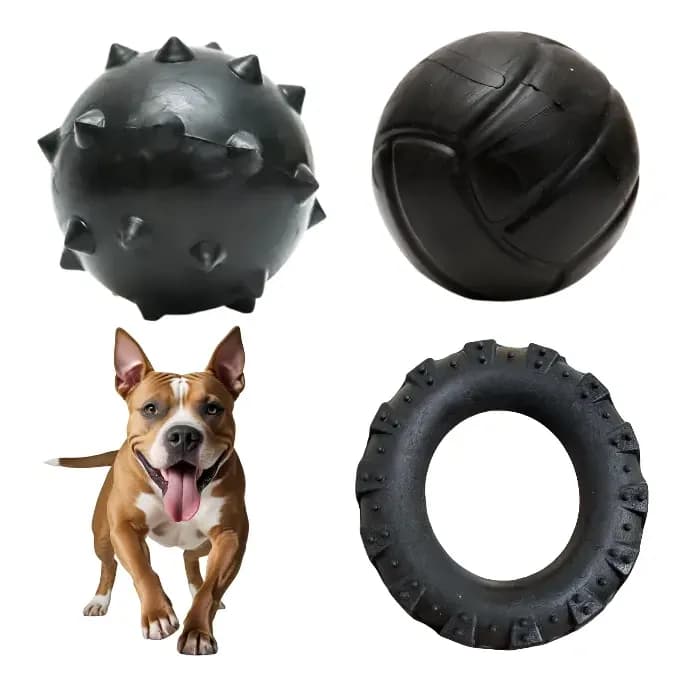 Kit 3 Mordedores Brinquedo Para Cães Porte Médio / Grande