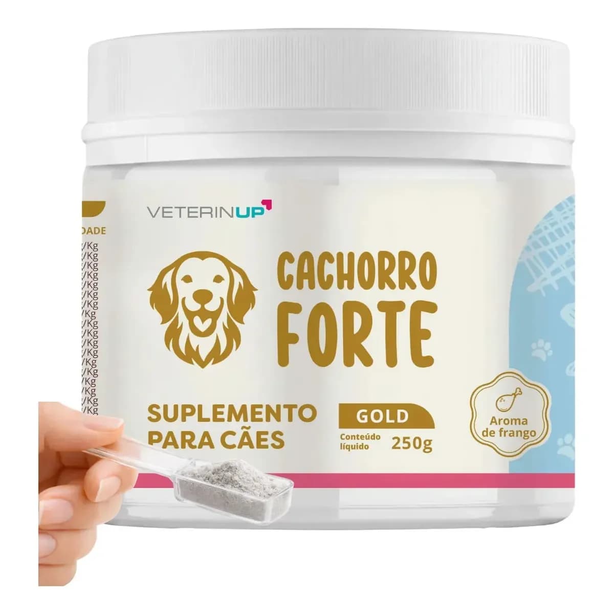 Suplemento Cachorro Forte Gold Diminui Odor Fezes Pelo Derme