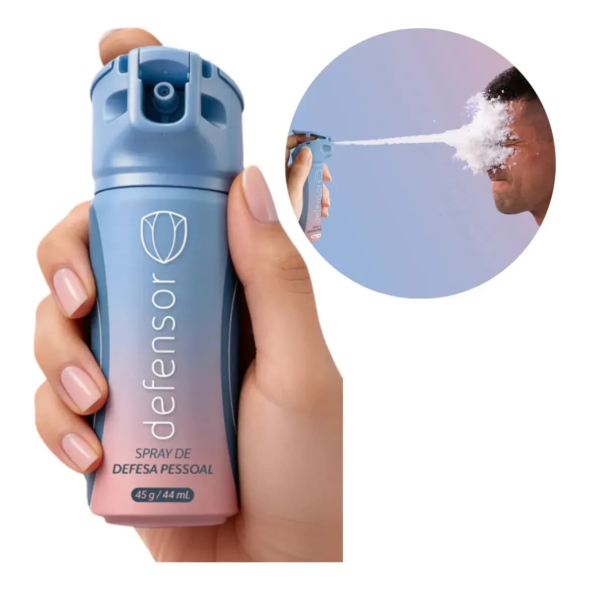 Spray de Pimenta Jato Espuma Extra Forte Defesa Pessoal