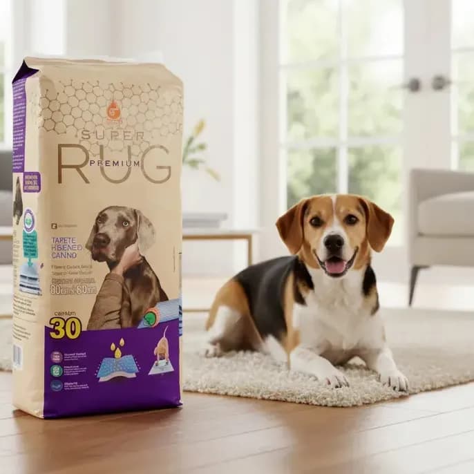Tapete Higiênico Descartável Pet Super Rug C/ 30UN