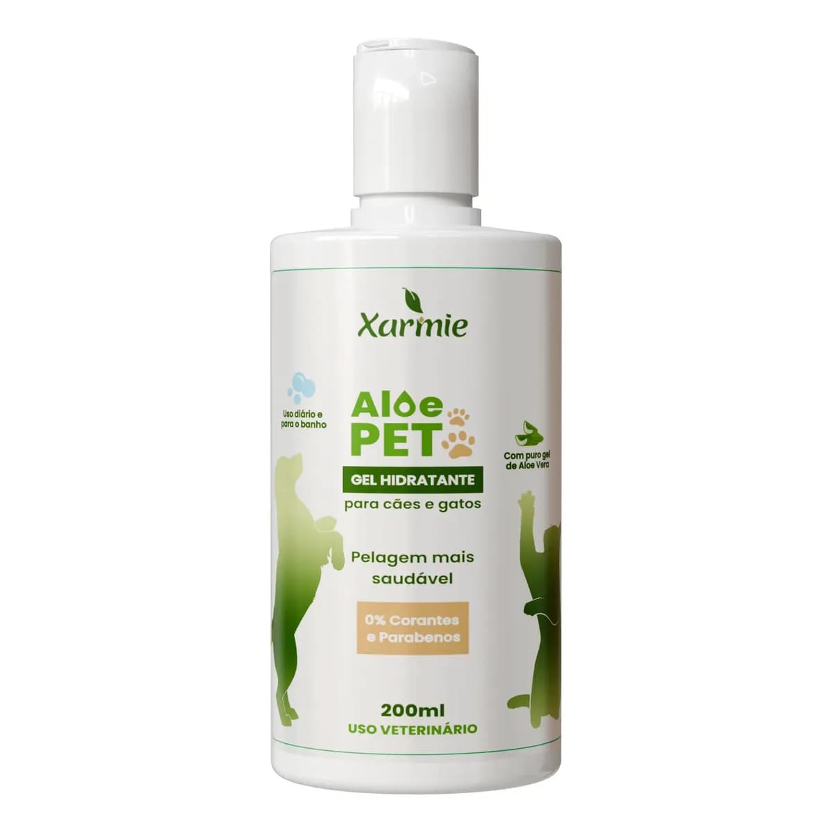 Gel De Babosa Aloe Vera 100% Natural Cães E Gatos Pets 200g