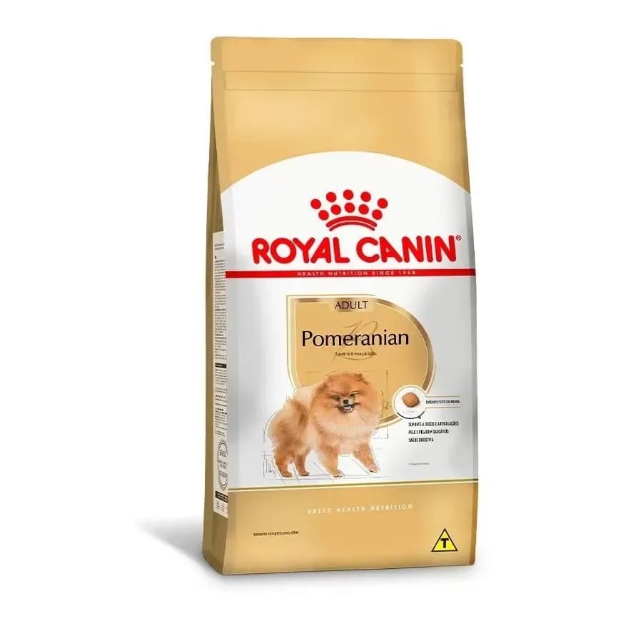 Ração Royal Canin Pomeranian Para Cães Adultos 2,5 Kg