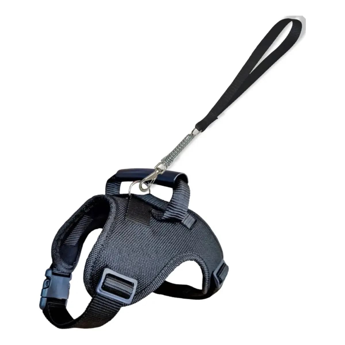 Peitoral Para Cachorro Porte Médio E Grande Confortável Cor Preto Tamanho da coleira G Império Do Pet