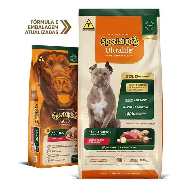 Ração Special Dog Gold Premium Adultos Carne E Frango 15kgs
