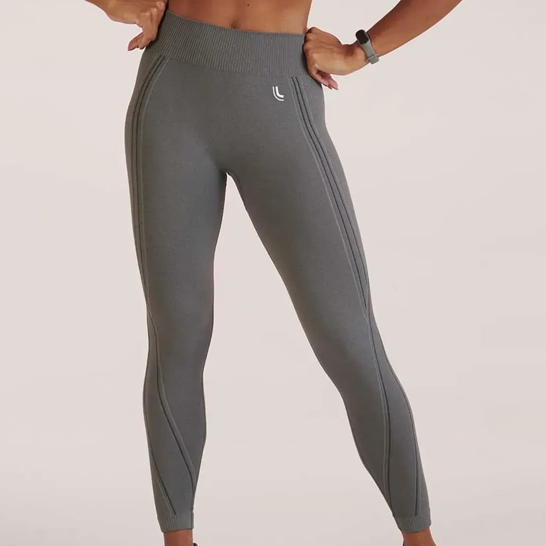 Calça Legging Max Feminina Adulto Lupo Sport Grafite 48 - 50