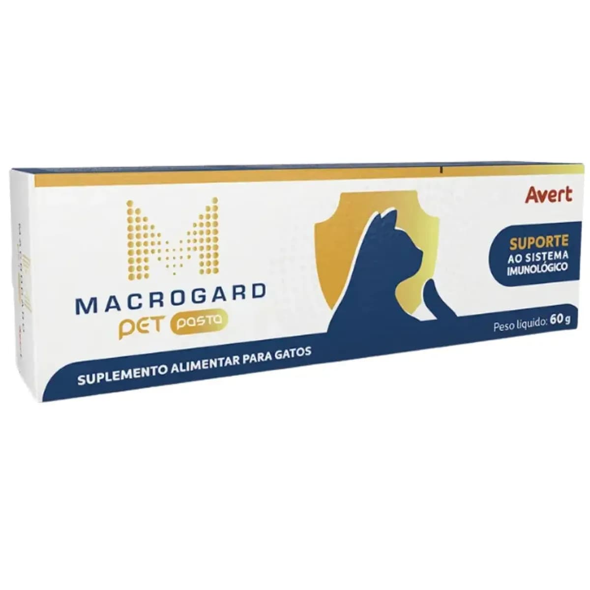 Macrogard Pet Pasta Suplemento Alimentar Para Gatos Bisnaga Com 60g