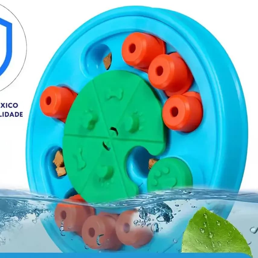 Brinquedo Interativo Cães Dispenser de Petiscos - comedouro lento Pets ,comedouro labirinto pet games ,Tabuleiro Porta Petisco Bringuedo Cães Antiestresse e Durável Brinquedo para Gato Momovida DT-2