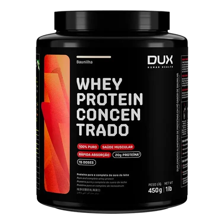 Whey Protein Concentrado - Pote 450g Sabor Torta De Limão