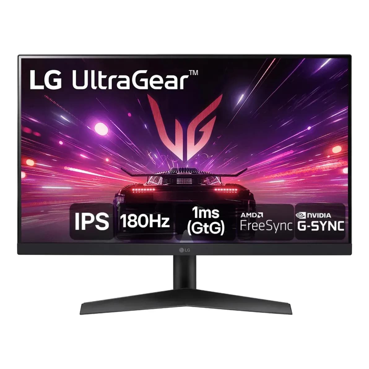 Monitor Gamer LG UltraGear 24”IPS Full HD 180Hz 1ms (GtG) NVIDIA G-SYNC AMD FreeSync HDR10 sRGB 99% HDMI DisplayPort, Preto- 24GS60F