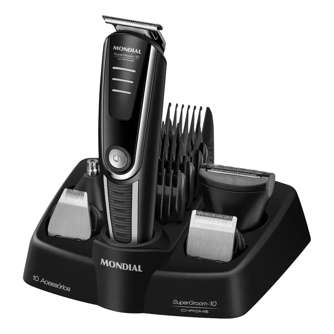 Aparador De Pelos Supergroom-10 Mondial Bivolt Bg-10