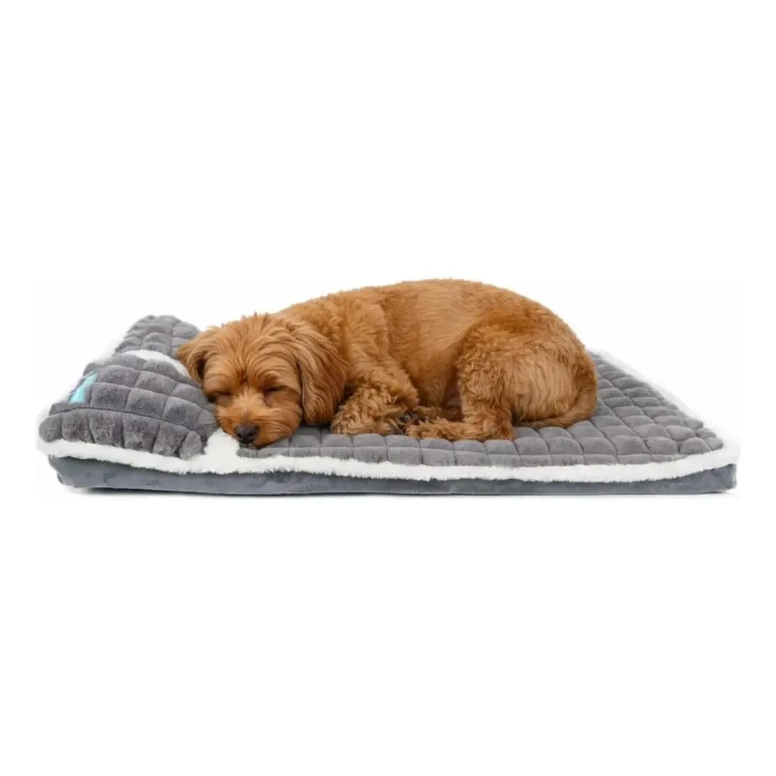 Cama Colchão Ortopédica P/ Pet Cães Comfort Espuma Almofada Cor Cinza Desenho Liso