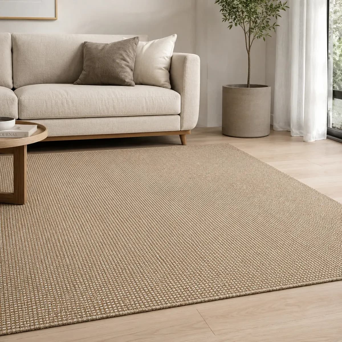 Tapete Sala Quarto Grande 300x200 Jacquard Antiderrapante 2 M 3 M Boho Marrom