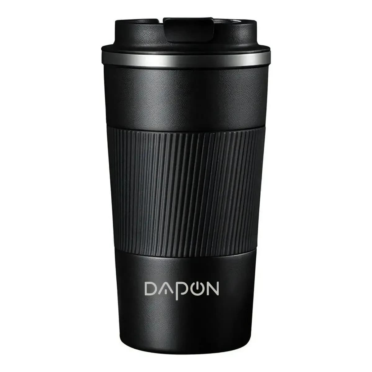 Copo Térmico Dapon 510ml Aço Inox Quente E Frio Cor Preto