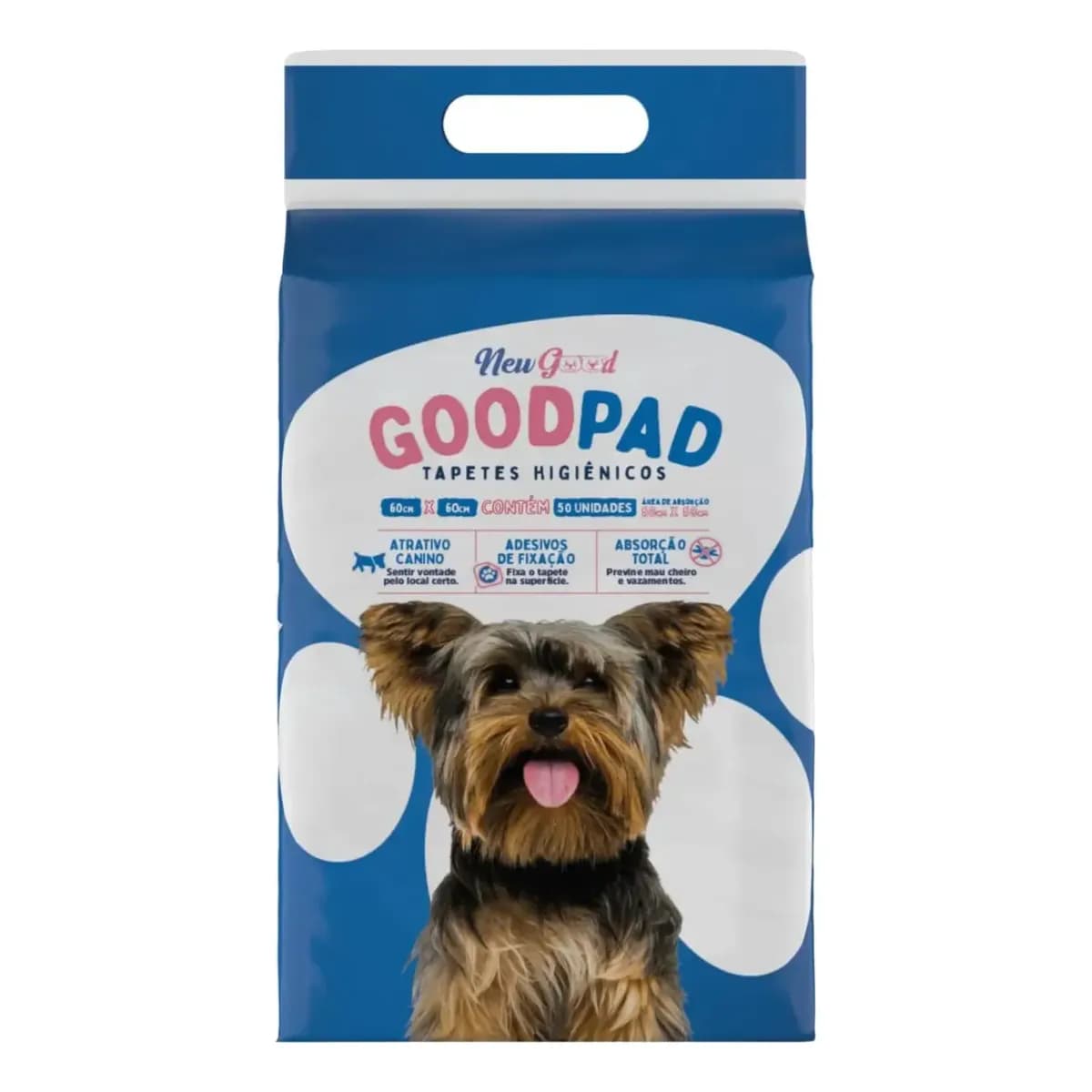 Tapete Hig Good Pad P/ Cães E Gatos 60x60cm Com 50 Unidades