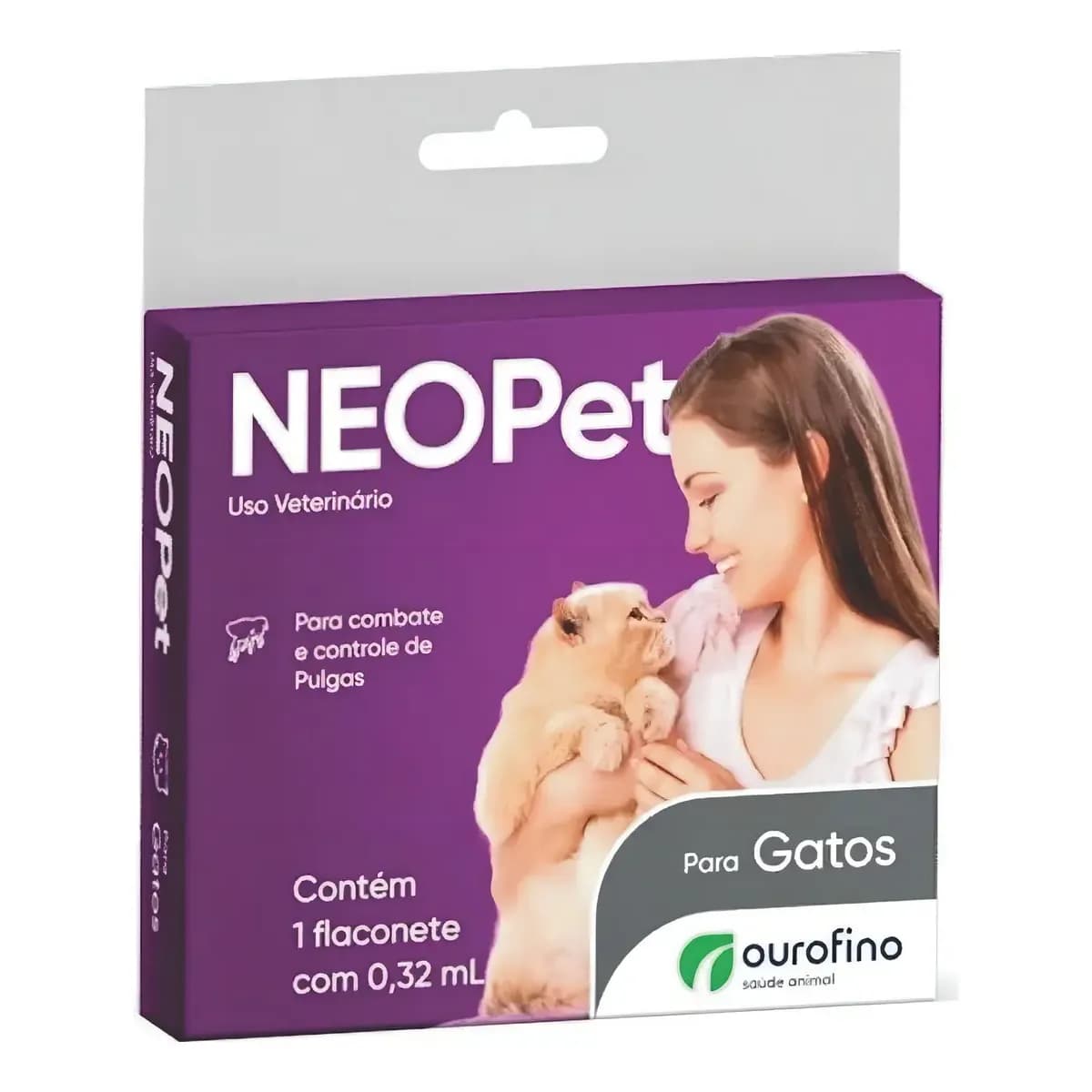 Antipulgas e Carrapatos NEOPet Gatos até 8 kg - Ourofino