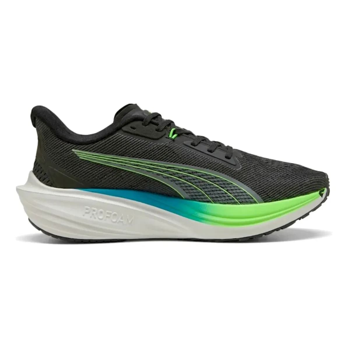 Tênis Puma Darter Pro Masculino Corrida Preto Azul E Verde Liso 40
