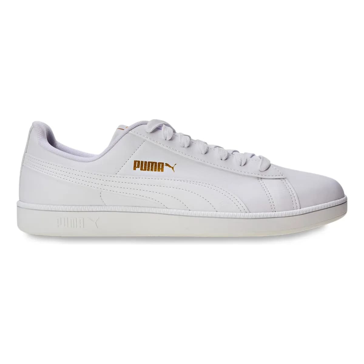 Tênis Casual Masculino E Feminino Up Puma Branco/dourado Geométrico 42 Br