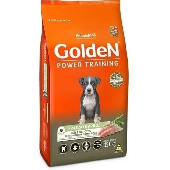 Golden Power Training Cão Filhote 15kg