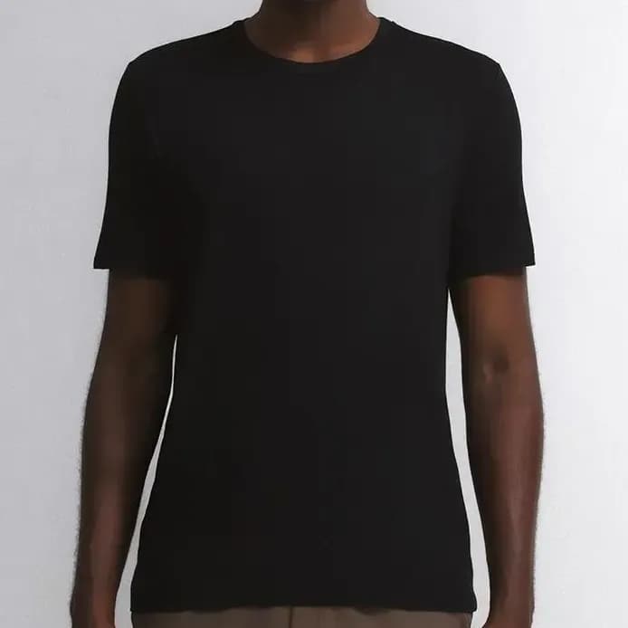 Camiseta Masculina Insider Light Preta M Gola U