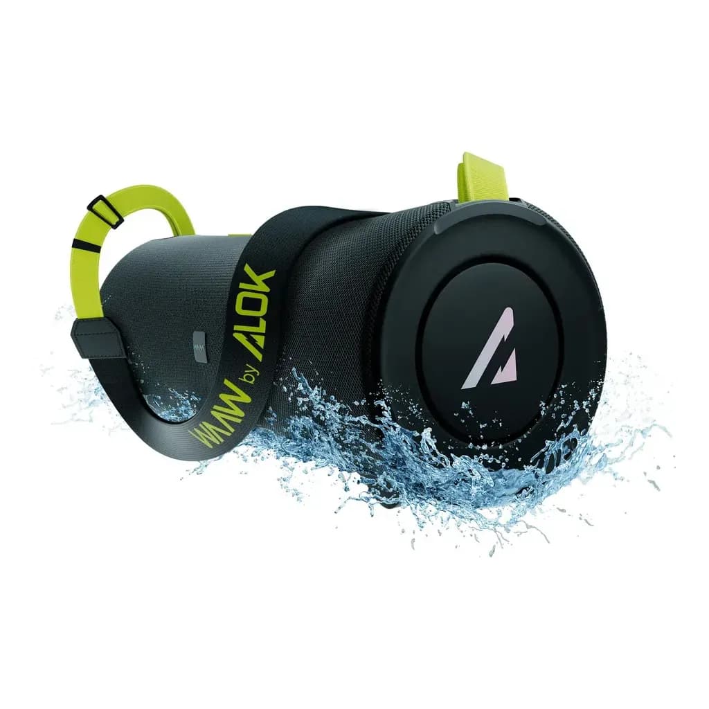Caixa De Som Bluetooth Waaw By Alok Boom 100sb 40w 20h Ipx7 Preto