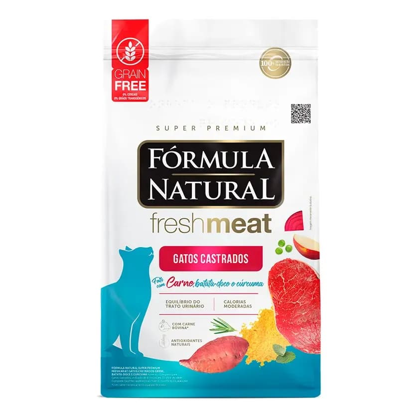 Formula Natural Fresh Meat Gato Castrado Carne 10,1kg