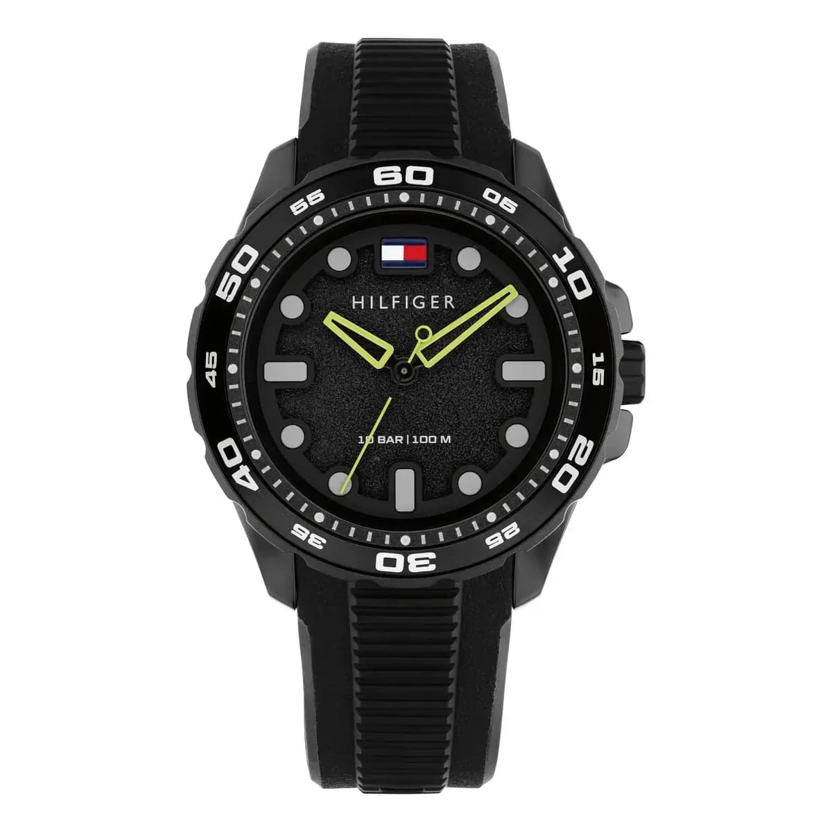 Relógio masculino Tommy Hilfiger Regatta 1792266 Silicone 40 mm preto