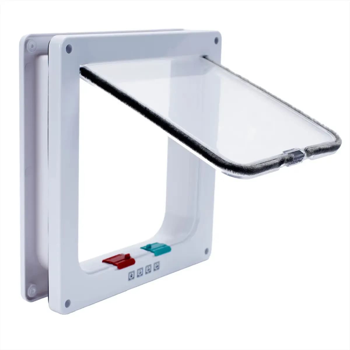 Porta Pet Gato Cachorro Portinhola 25cm Passagem Parede Branco