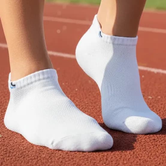 Kit 6 Pares De Meias Cano Curto Unissex Sport Lupo Branco Liso 37-40