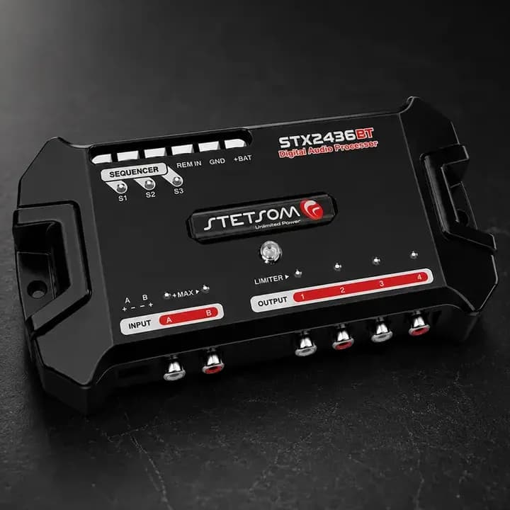 Processador de Áudio Digital Stetsom STX2436BT com Bluetooth TOP