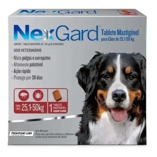 NexGard 25,1 - 50Kg