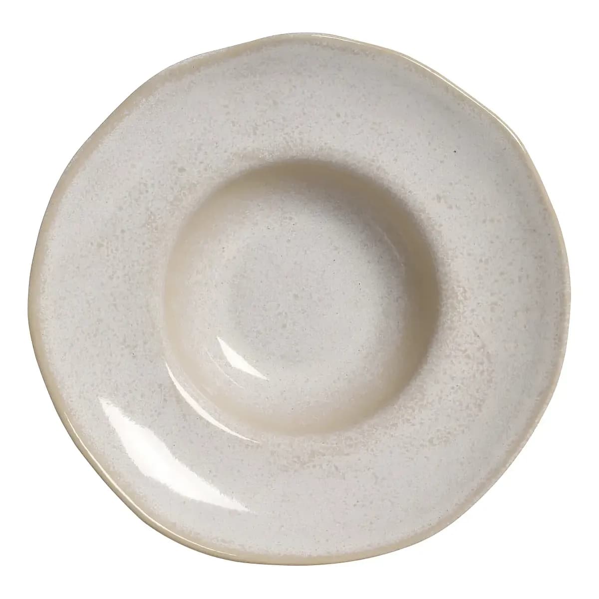 JOGO C/ 4 PRATOS DE MASSA ORGÂNICO LATTE Ø28x6,5CM 450ML PORTO BRASIL