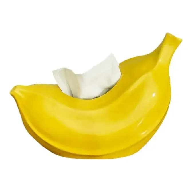 Suporte De Papel De Banana Em Cerâmica - Decorativo E Divert