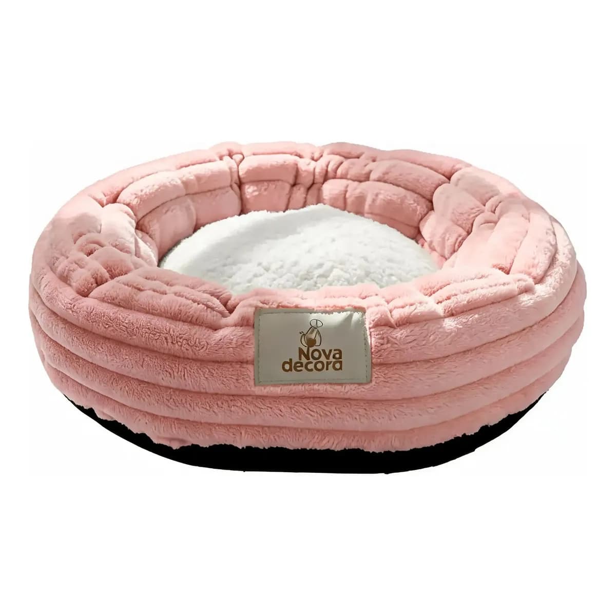 Cama Cachorro Gato Ninho Caminha Pet Redonda Rose Rose