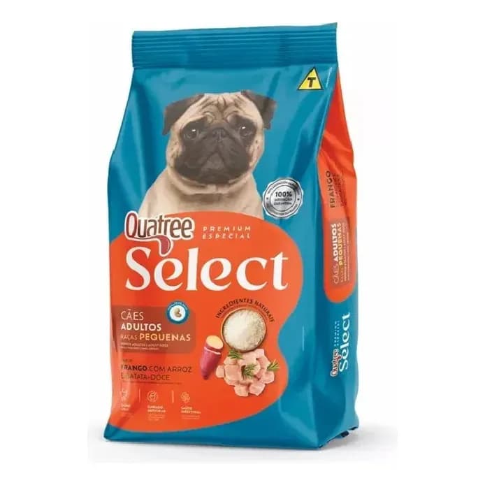 Ração Quatree Select Cães Adultos R.p Frango/arroz 10,1kg
