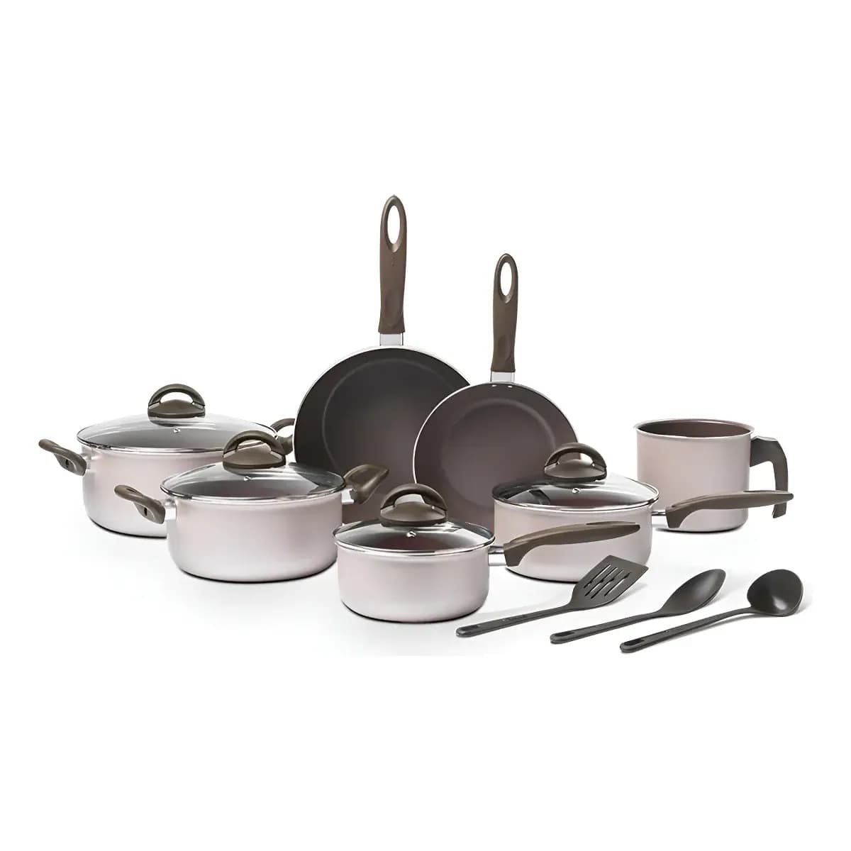 Jogo De Panelas Ceramic Life Nevada 10 Peças Brinox
