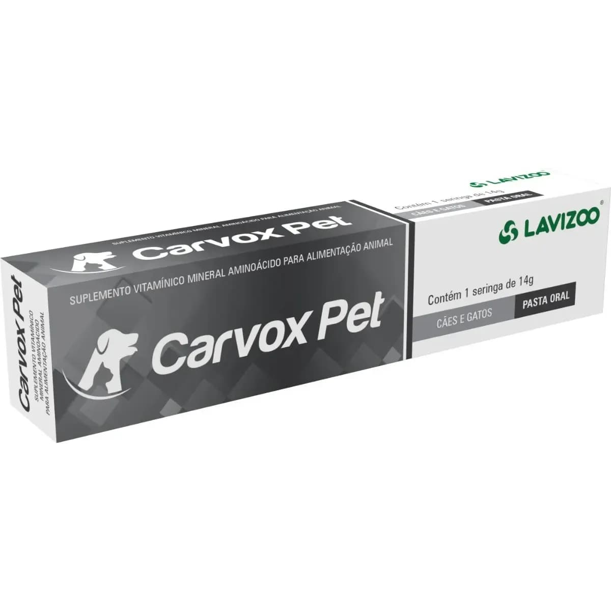 Carvox Pet Lavizoo Gel 14g Carvão Ativado Cão/Gato