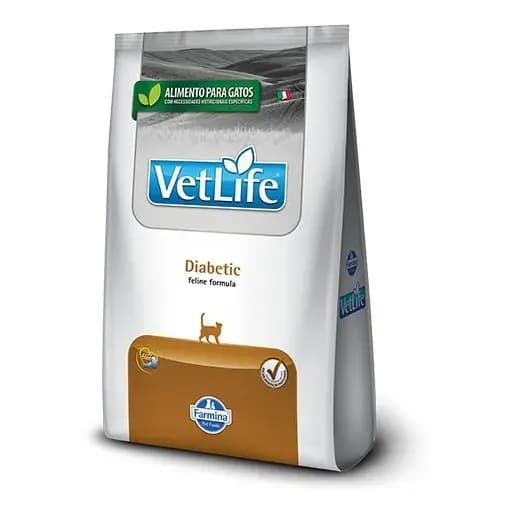 Ração Para Gatos Farmina Vet Life Diabetic Adulto 2kg