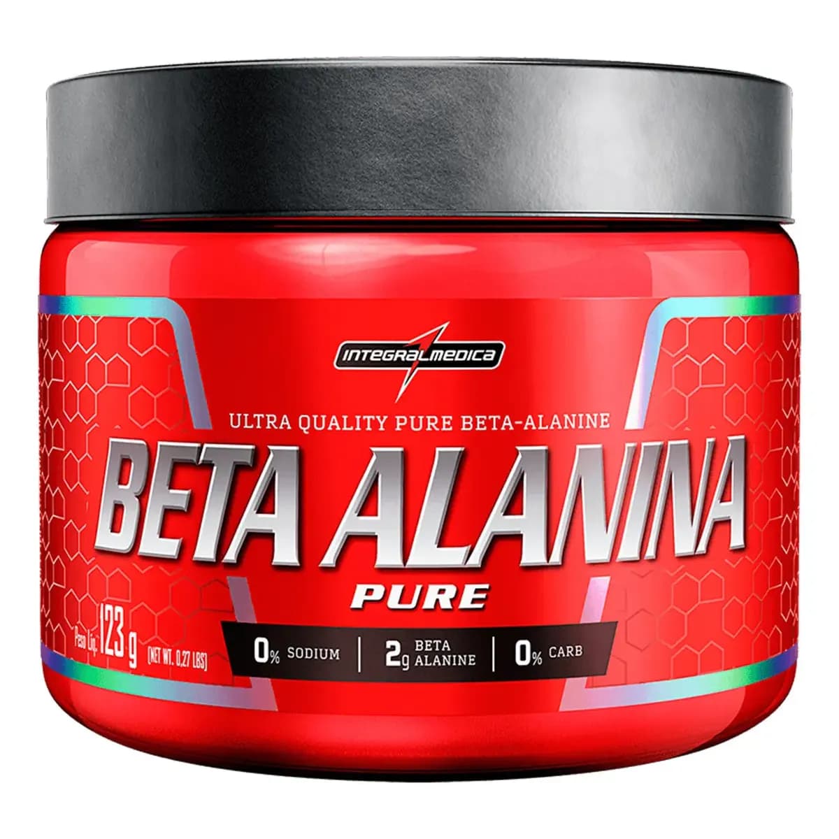 Beta Alanina Pura em Pó 123g Integralmédica