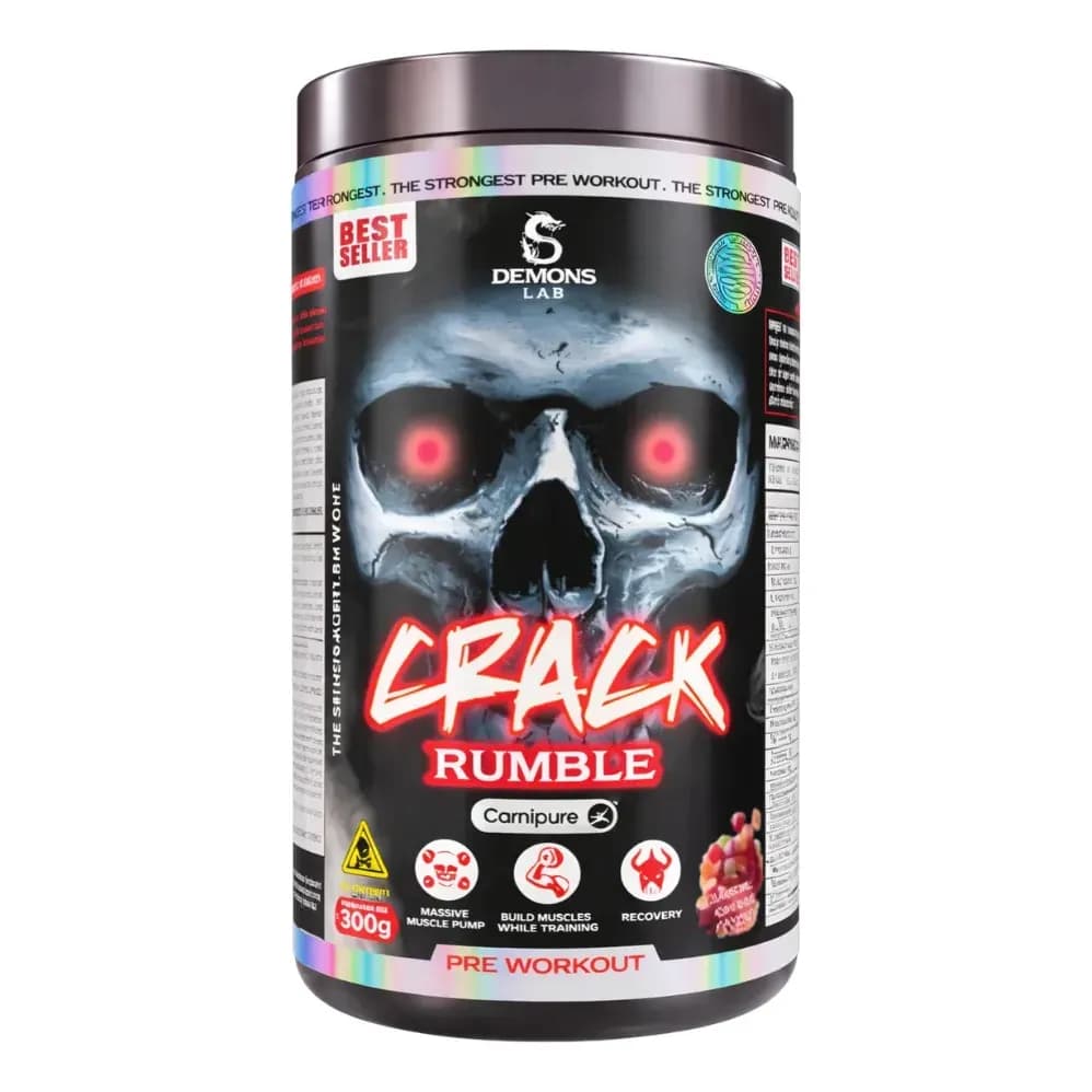 Suplemento em pó Demons Lab Psychotic Pré Treino Crack Popping Candy 300g x 300g