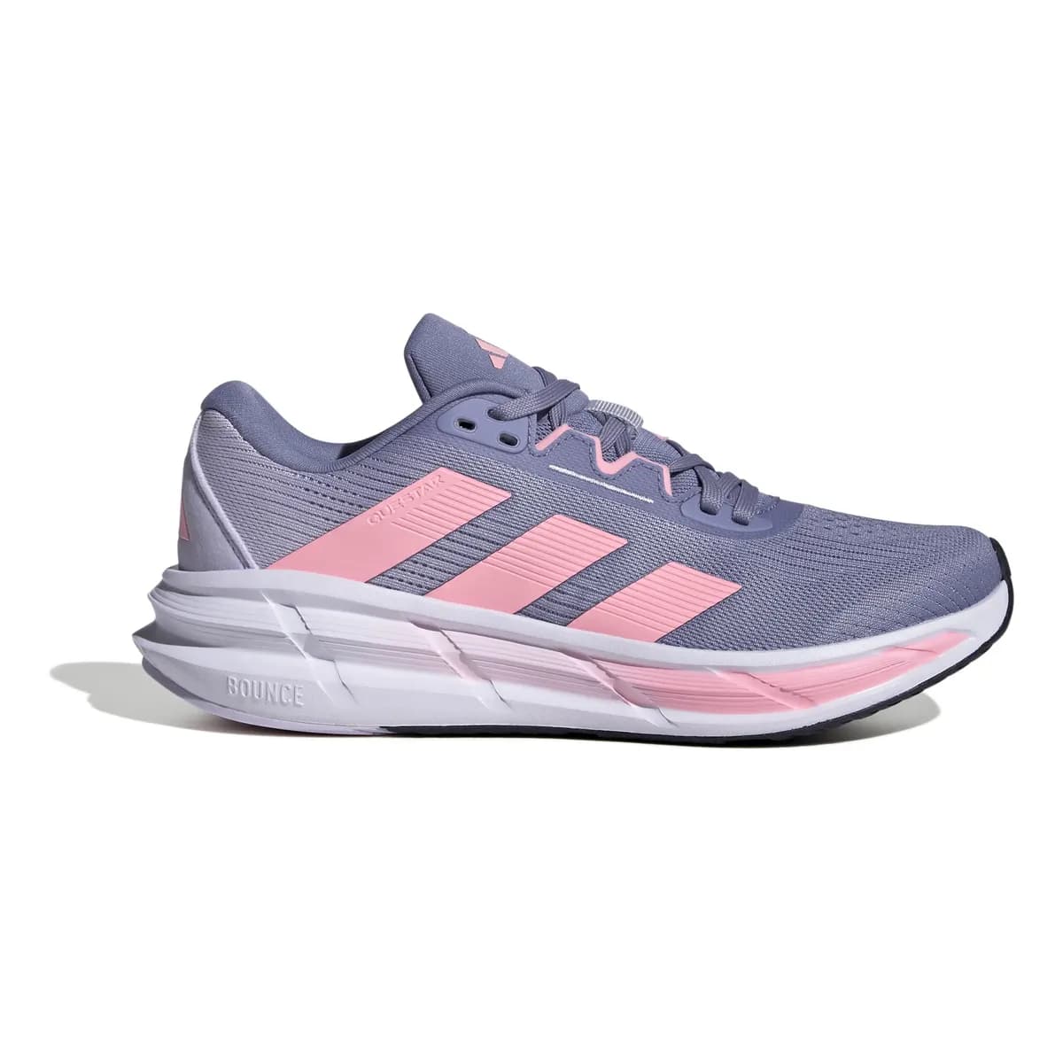 Tênis Feminino Questar 3 adidas Violeta E Rosa Liso 36