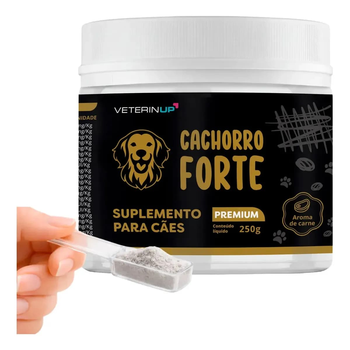 Suplemento Cachorro Forte Premium 250g 1 Pote