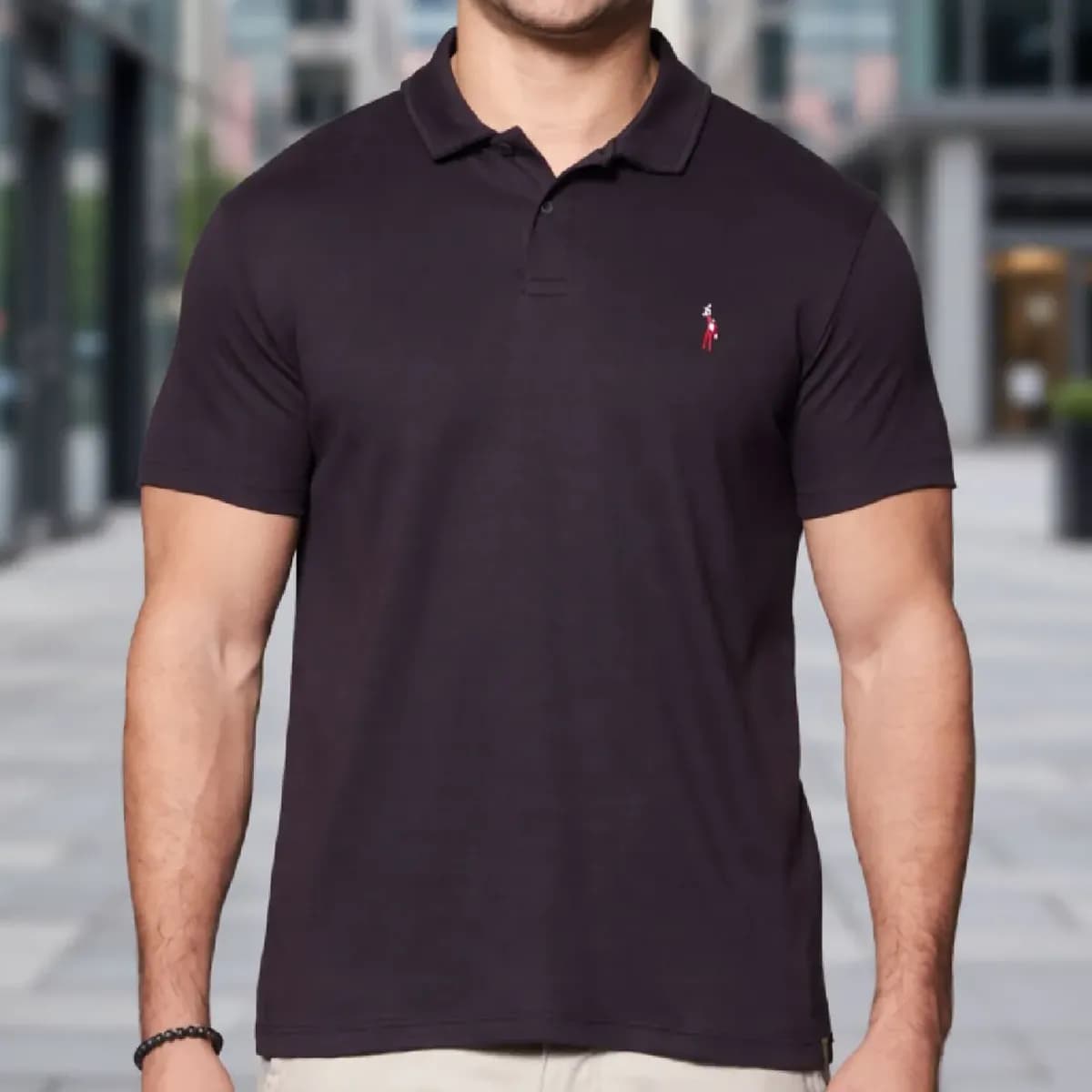 Polo Lisa Soft Touch Senna Reserva Preto Lisa M